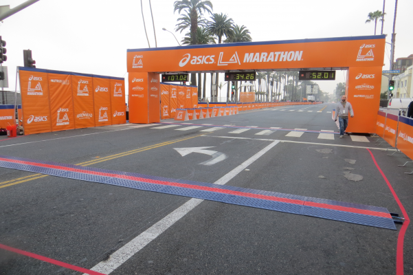LA Marathon Finish Line